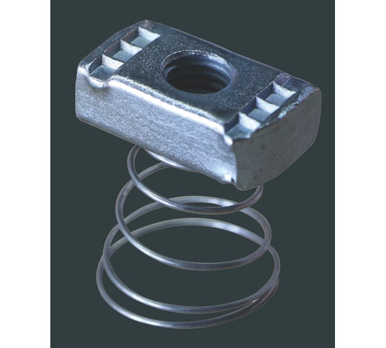 Пружинная гайка Fischer для шины (оцинкованная сталь) FSN 21/M10(50 шт) 558923