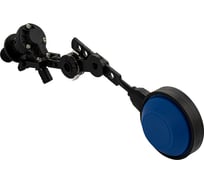 Поплавковый клапан для бачка и ёмкостей Санакс 1/2", из высокопрочного АБС пластика, модель Квик-стоп, серия МАК, черный 3137