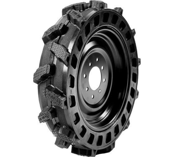 Колесо к мотоблоку ВАРЯГ цельнолитое 4.00-10, диск 8 отверстий (2/56) 026660