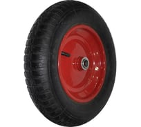 Колесо надувное HAUSKRAFTER чёрное 3,50-8 d-16, усиленное для 2х колёсных тележек 50362