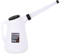 Емкость мерная Forcekraft пластиковая для заливки масла 5л FK-887C005(67374)
