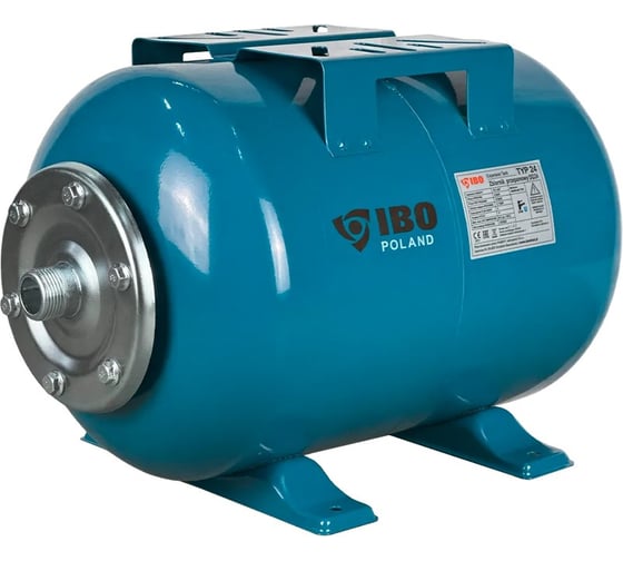 Гидроаккумулятор горизонтальный IBO H 24л 2000008130011