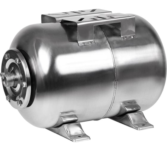 Горизонтальный мембранный бак Maxpump 50 литров INOX из нержавеющей стали 2006352183628