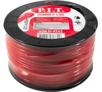 Леска для триммеров P.I.T. круг 3LB 2.4 мм, бухта 260м ATML01-R243