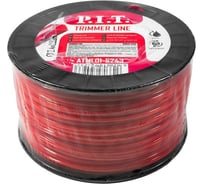 Леска для триммеров P.I.T. квадрат 3LB 2.4 мм, бухта 233м ATML01-S243