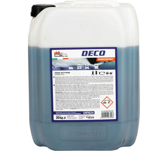 Средство для бесконтактной мойки ATAS DECO (концентрат), 20 кг A1064