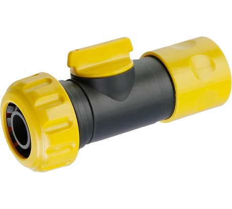 Коннектор Hanskonner HK3015-26-34S с выключателем для шланга 3/4 HK3015-26-34S