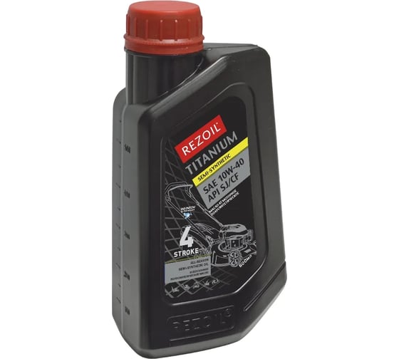 Масло REZOIL TITANIUM 4-т. п/синт. (до -30С) SAE 10W-40 API SJ/CF 0.6 л 03.008.00063