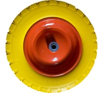 Колесо W13-350/8 16 мм для тачки садовой полиуретановое СТИНКО W13-350/8-16PU