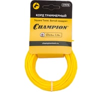 Корд триммерный Square Twist (15 м; 2 мм; витой квадрат) Champion C7078