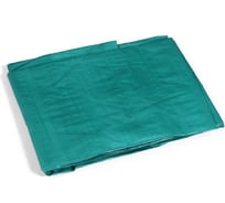 Защитный тент СИМАЛЕНД 120г/м2, УФ, 3x4м, тарпаулин, зеленый-серебро 3405673