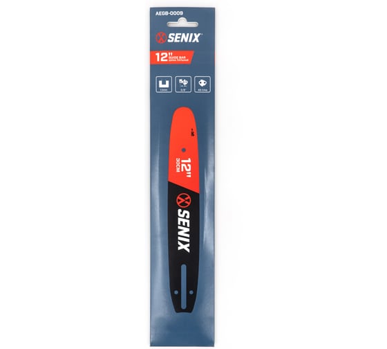 Шина пильная SENIX 12” (30 см), шаг 3/8”, паз 1.1 мм, 45 звеньев, для CSX2-M-EU / -0 AEGB-0009