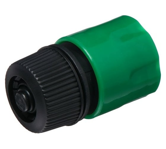 Коннектор (1/2"; с аквастопом; цанга; рр-пластик) Greengo 150992 1