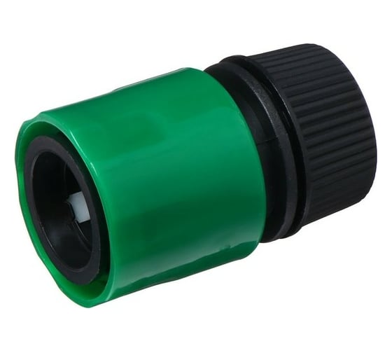 Коннектор (1/2"; с аквастопом; цанга; рр-пластик) Greengo 150992