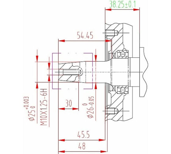 Двигатель бензиновый G 460/192F (V-тип, вал конус) - T0 ТСС 026248