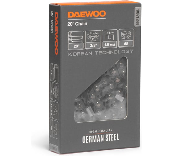 Цепь пильная DAEWOO 68 звеньев, 3/8, 1,6 мм DACS 68C86