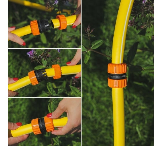 Муфта ремонтная (3/4"-3/4"; цанга; рр-пластик) Greengo 150975