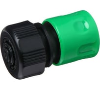 Коннектор (5/8"; с аквастопом; цанга; рр-пластик) Greengo 1006630