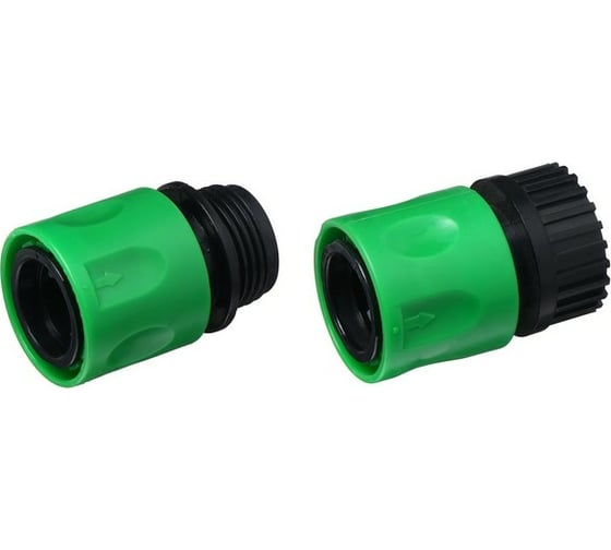 Набор коннекторов 3/4" внешняя и внутренняя резьба Greengo 3845342