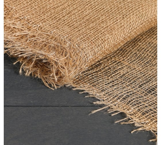 Материал джутовый (190 г/кв. м.; 0.95х5 м; плетение 34/24) Сималенд 2677390 1