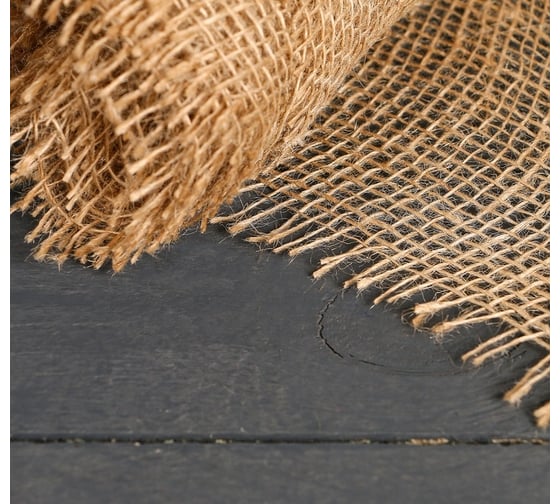 Лента из джутового полотна (0.15х5 м; 190 г/кв.м; плетение 34/24) Сималенд 2988671 1