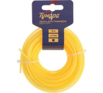 Леска (4 мм; 15 м; квадрат; нейлон) для триммера TUNDRA 7547634