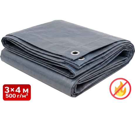 Тент ПВХ негорючий без утеплителя SAMGRUPP 3х4 м (500-550 гр/м2) (12 м2) SAMP-079050034П