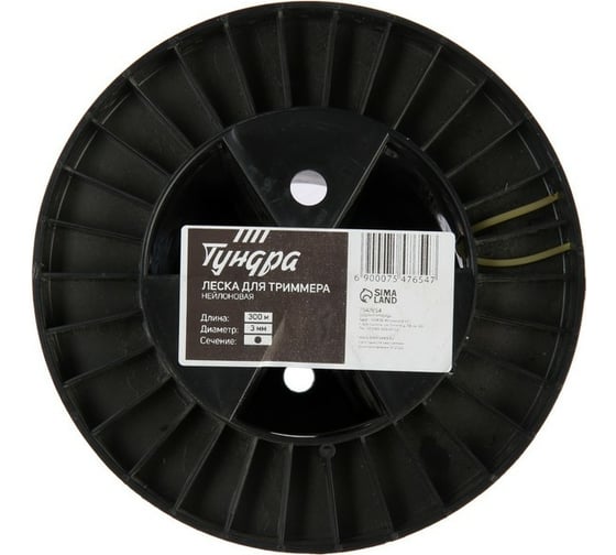 Леска (3 мм; 300 м; круг; нейлон) для триммера TUNDRA 7547654