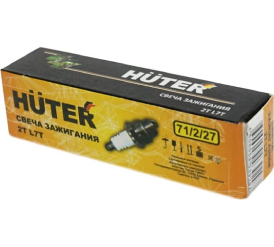 Свеча зажигания 2T L7T Huter 71/2/27