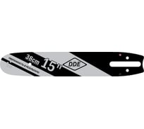 Шина пилы цепной сварная 15"/38 см, 0.325"-1.6-62 звена (для цепи бухта №22) 153SLGD025 DDE 799-789