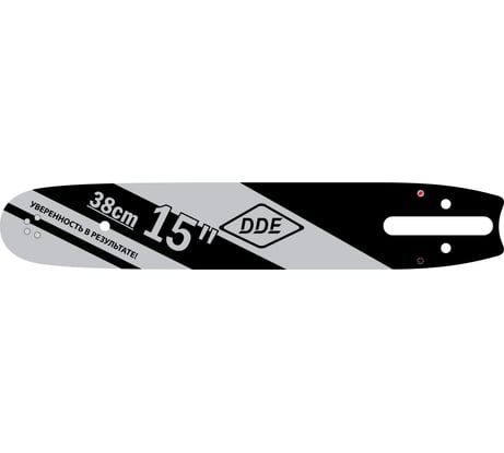 Шина пилы цепной сварная 15"/38 см, 0.325"-1.6-62 звена (для цепи бухта №22) 153SLGD025 DDE 799-789