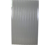 Композитный лист COMPOGLASS КРИСТАЛЛ трапеция С-8, графит RAL 7005, глянцевый, 0,8 мм, 1200х2000 мм CG-00008644