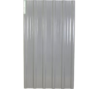 Композитный лист COMPOGLASS КРИСТАЛЛ трапеция С-25, графит RAL 7005, глянцевый, 0,8 мм, 1150х2000 мм CG-00008634