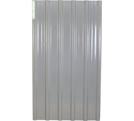 Композитный лист COMPOGLASS КРИСТАЛЛ трапеция С-25, графит RAL 7005, глянцевый, 0,8 мм, 1150х2000 мм CG-00008634