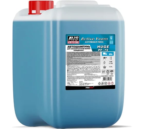 Автошампунь для б/к мойки Прохим AVS Active Foam 1:5-9 PF-75 HUGE 20 кг A40625S