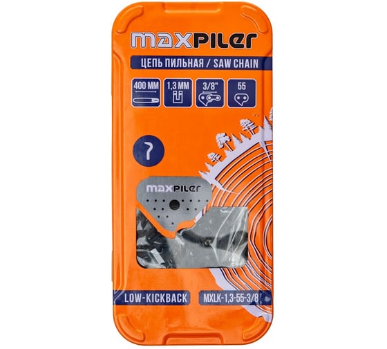 Цепь пильная MAXPILER (Stihl 180.210.230.250 16, низкая обратная отдача) MXLK-1,3-55-3/8