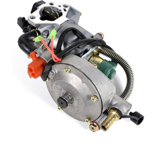 Карбюратор с соленойдом REDVOLT GX390, GX420 газовый с рычагом привода В.З. (LPG/CNG) 10-162K 1