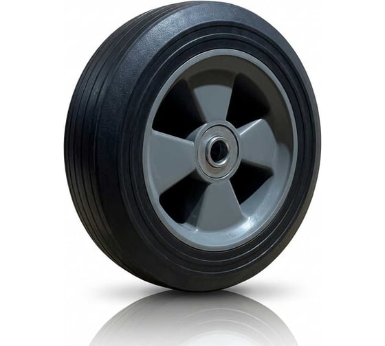 Колесо сплошное МастерАлмаз SR1802 8х2.2 200мм F16 1hub (длина втулки 55мм) серый пластик. диск 10506311