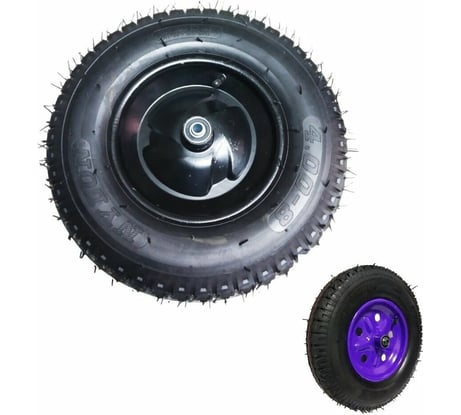 Пневматическое колесо нейлон Профи 4.80/4.00-8 12 мм 9-12ПН 39-12ПН LWI LWI39-12ПН