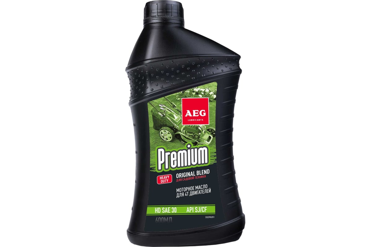 Масло четырехтактное Premium HD SAE 30 API SJ/ CF 600 мл AEG Lubricants ...