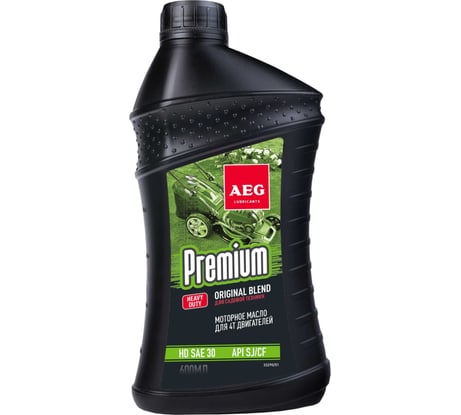 Масло четырехтактное Premium HD SAE 30 API SJ/ CF 600 мл AEG Lubricants 33290