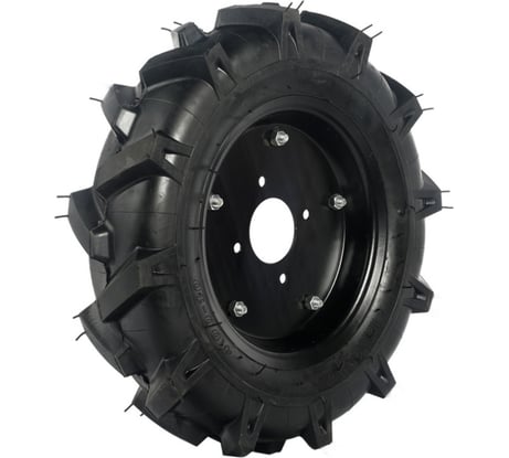 Колесо для мотоблока 4.00-10, елочка, диск 4 отверстия МастерАлмаз 10506302