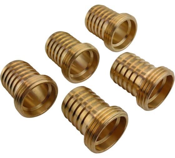Штуцер рельефный 3/4"НР х 19 мм, 5 шт HG 1646440 1