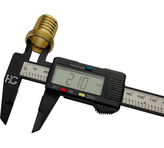 Штуцер рельефный 3/4"НР х 19 мм, 5 шт HG 1646440