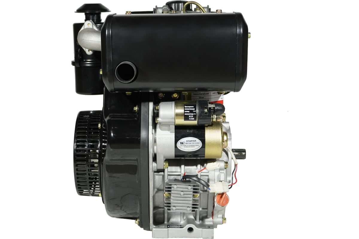 Двигатель Diesel 188FD D25, 6A шлицевой вал LIFAN 00-00003289 .