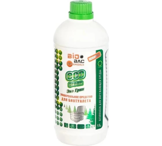 Универсальное средство для биотуалета ECO GREEN 1000 ЭКО 1 л АКТИВАГРО.РФ 076 1