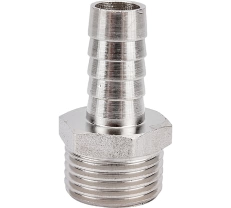 Штуцер никелированный 1/2" НР x 12 мм STI D270-05051