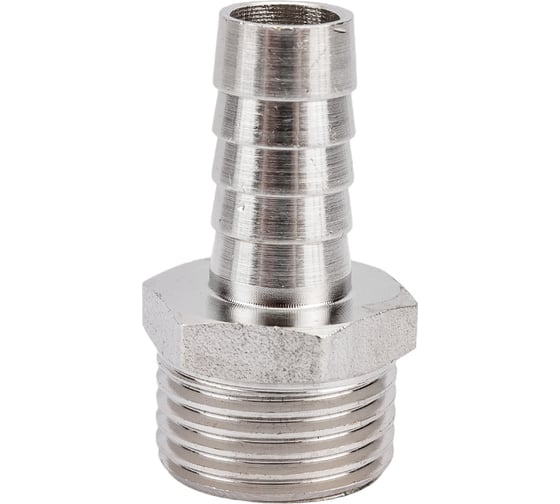 Штуцер никелированный 1/2" НР x 12 мм STI D270-05051