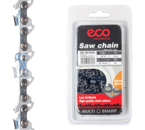 Цепь 40 см, 16", 3/8", 1.3 мм, 56 звеньев ECO CSP-38LTA356