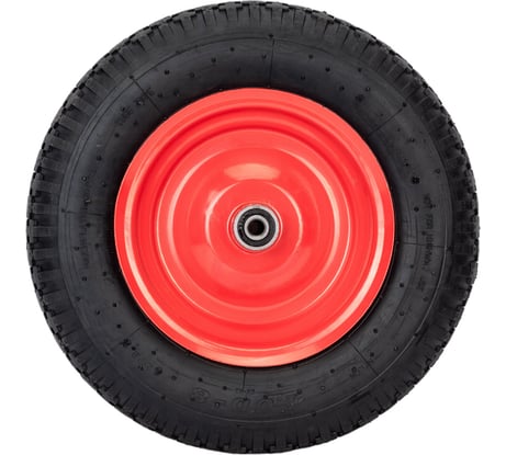 Колесо надувное 4.00-8", посадка 12x100 мм для тачки WB6418-1 ECO WB-P207